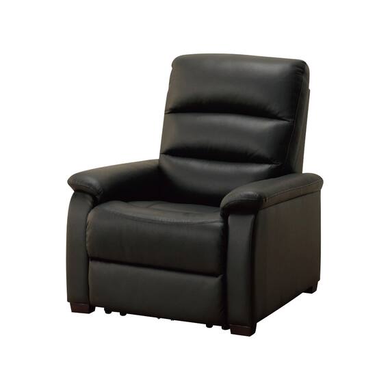 1人用電動リクライニングソファ(Nビリーバ2 ヒーター付き BK) 1枚目画像