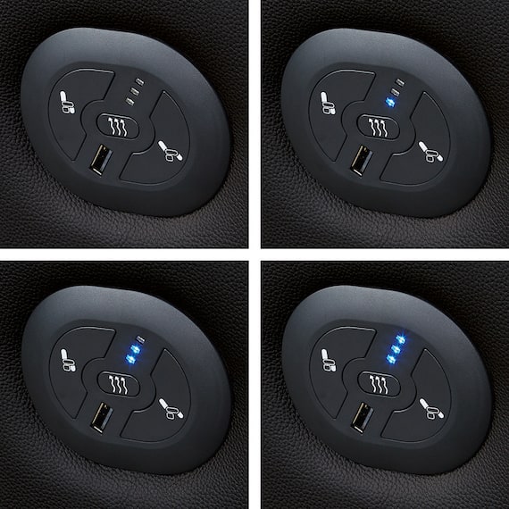 1人用電動リクライニングソファ(Nビリーバ2 ヒーター付き BK) 3枚目画像