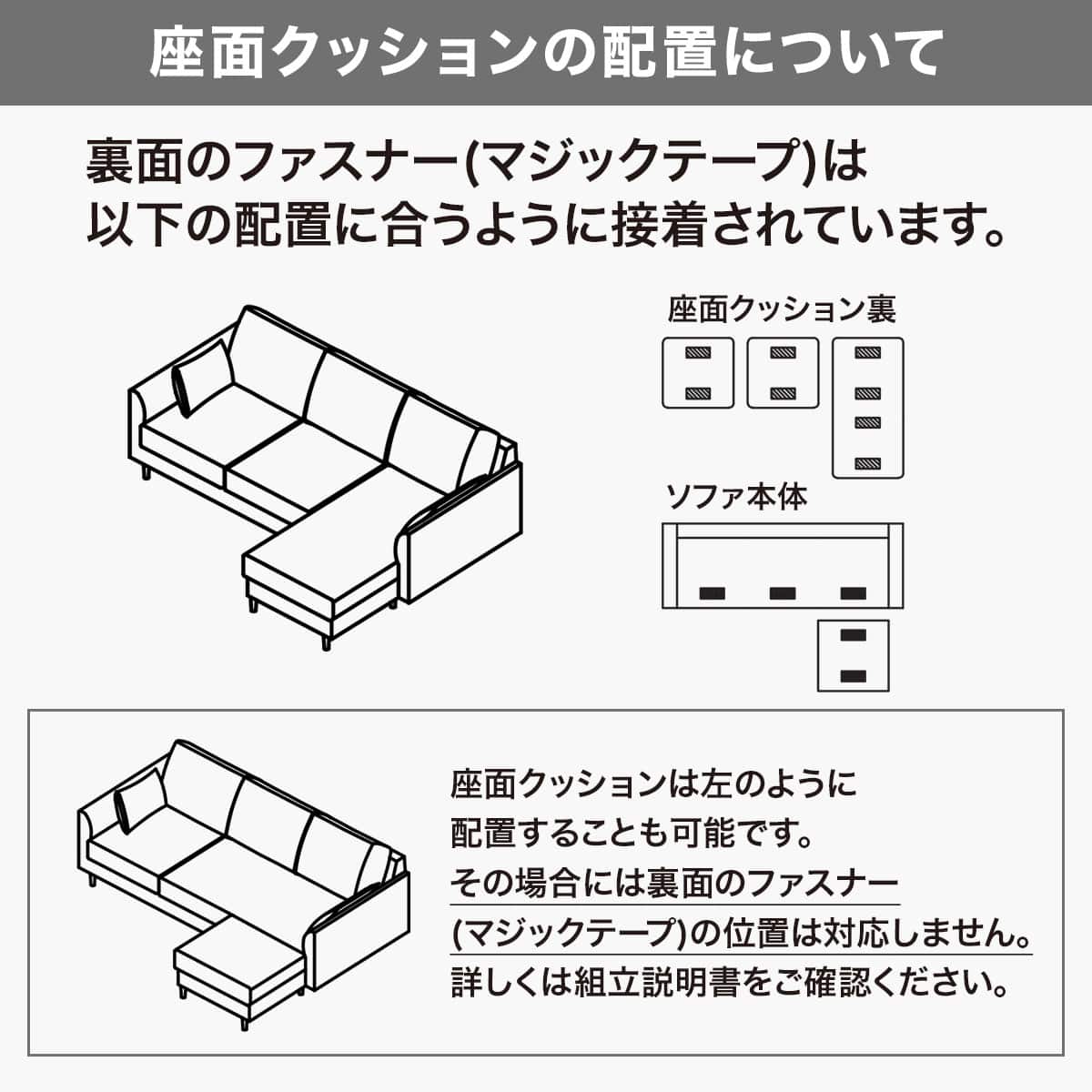 傷・汚れに強い カウチソファ 布張りタイプ (CS02 Nシールド H DGR