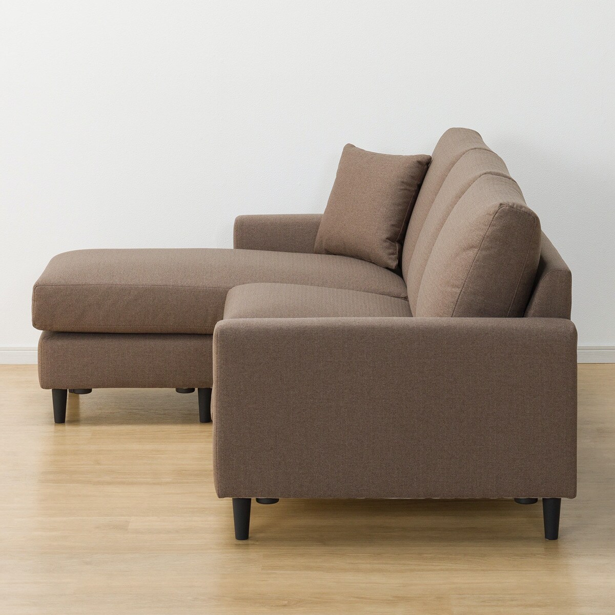 カウチソファ ヘッドレスト付き 布張りタイプ (CS02 H DBR) | ニトリ