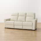 3人掛け電動リクライニングソファ 本革(一部合成皮革)タイプ (UM01 2モーター IV) 9枚目画像