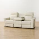 3人掛け電動リクライニングソファ 本革(一部合成皮革)タイプ (UM01 2モーター IV) 10枚目画像