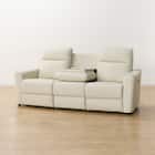 3人掛け電動リクライニングソファ 本革(一部合成皮革)タイプ (UM01 2モーター IV) 10枚目画像