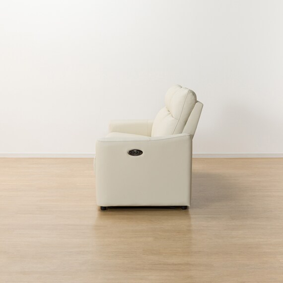 3人掛け電動リクライニングソファ 本革(一部合成皮革)タイプ (UM01 2モーター IV) 12枚目画像