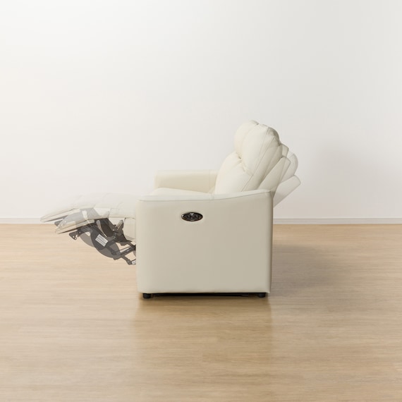 3人掛け電動リクライニングソファ 本革(一部合成皮革)タイプ (UM01 2モーター IV) 13枚目画像