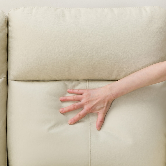 3人掛け電動リクライニングソファ 本革(一部合成皮革)タイプ (UM01 2モーター IV) 17枚目画像