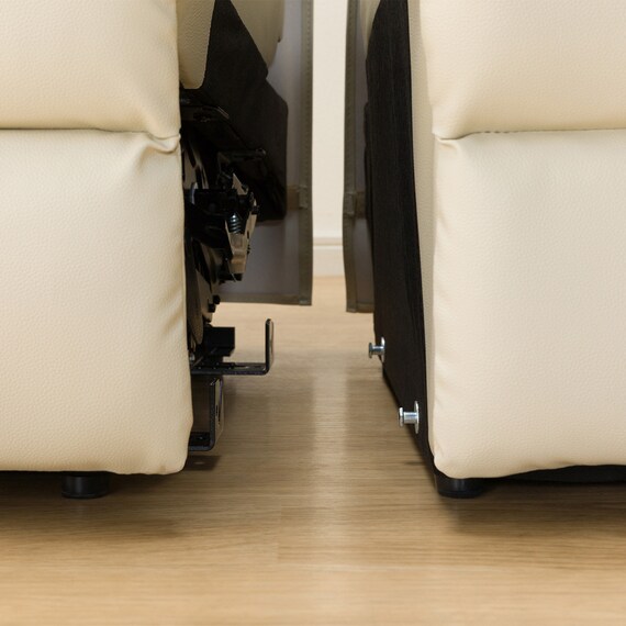 3人掛け電動リクライニングソファ 本革(一部合成皮革)タイプ (UM01 2モーター IV) 20枚目画像