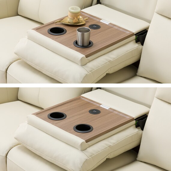 3人掛け電動リクライニングソファ 本革(一部合成皮革)タイプ (UM01 2モーター IV) 23枚目画像