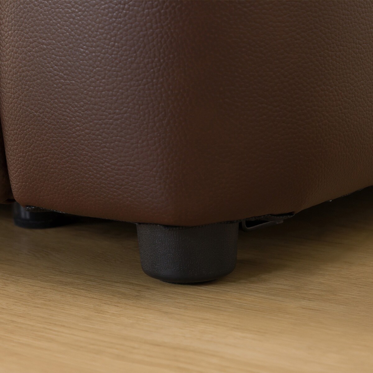 2人掛け電動リクライニングワイドソファ 収納ユニット付き 本革(一部