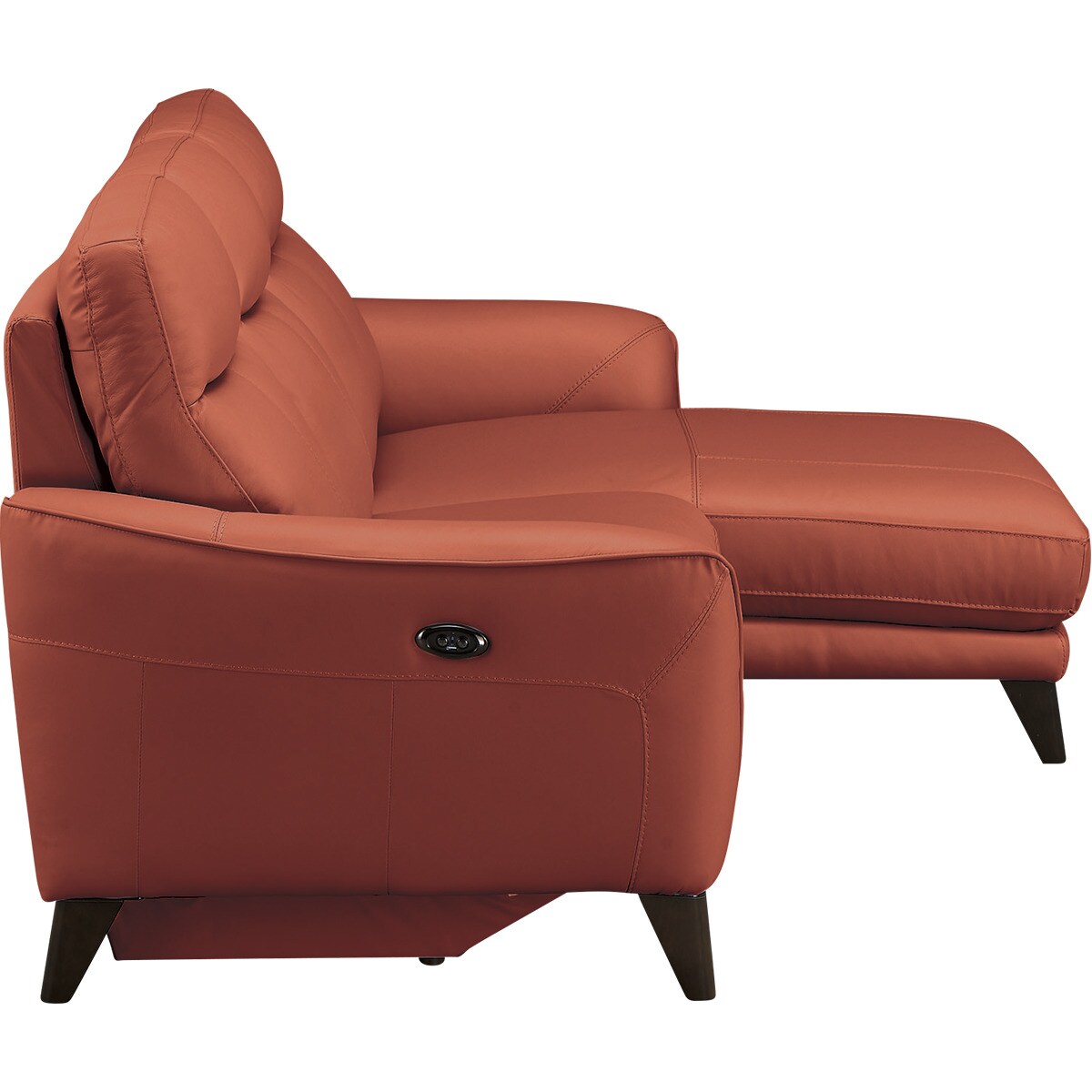 カウチソファー（ブラウン）　アネーロBR 電動カウチソファ 本革(一部合成皮革)タイプ (アネーロ 左カウチ