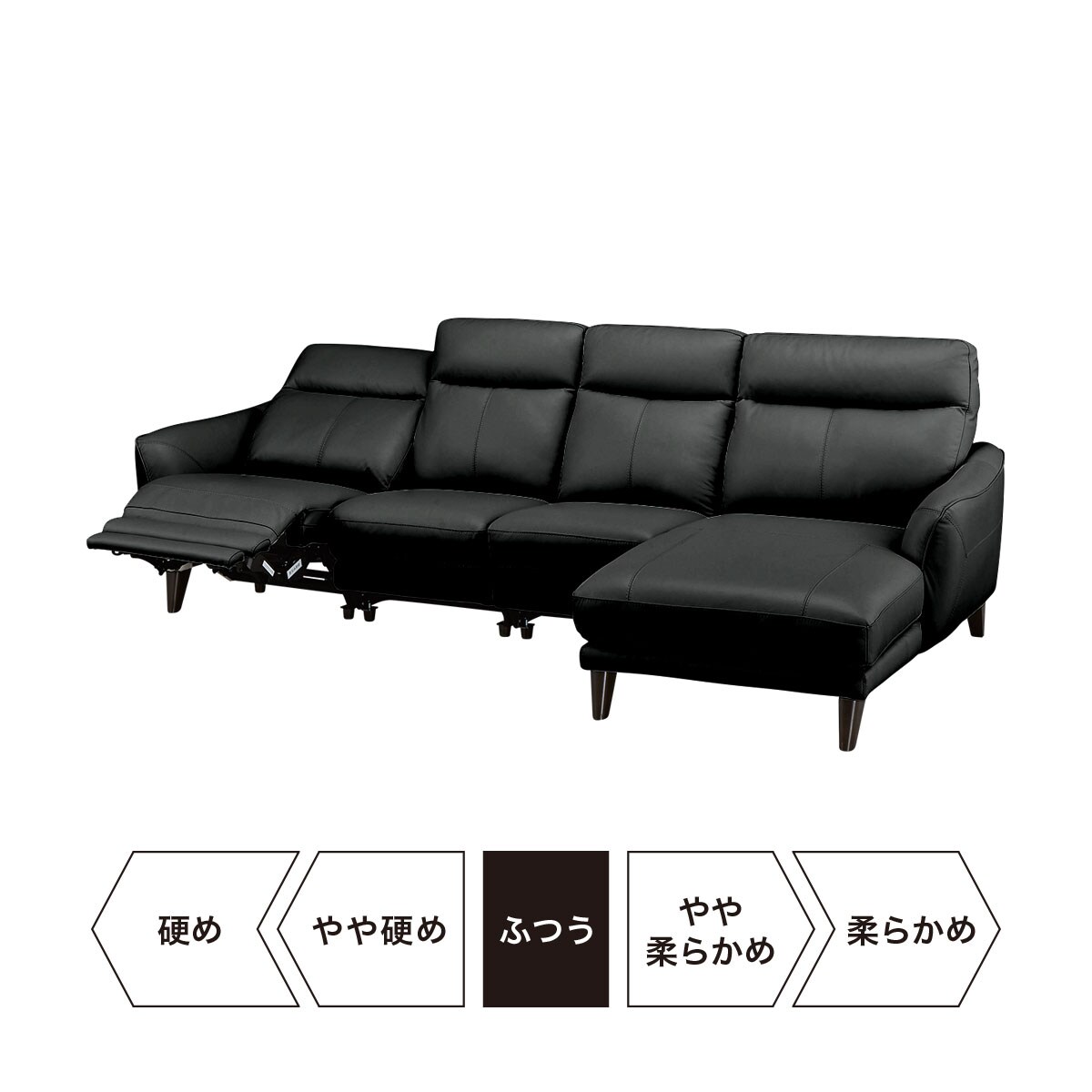 ニトリ　ロゾ専用　追加アームレスソファ ニトリ 背もたれ倒してくつろげるローソファ 2人掛け 布 (XL05
