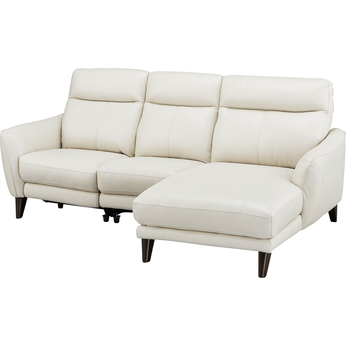 電動カウチソファ① 電動カウチソファ 厚革(一部合成皮革)タイプ (アネーロ 左カウチ NV