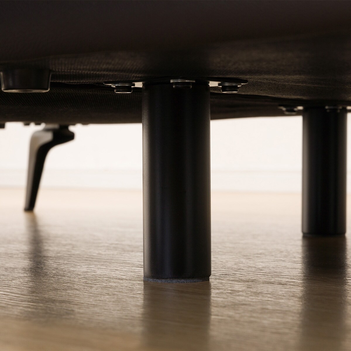 コーナーソファ 本革(一部合成皮革)タイプ (ロゾKD 左カウチ DBR