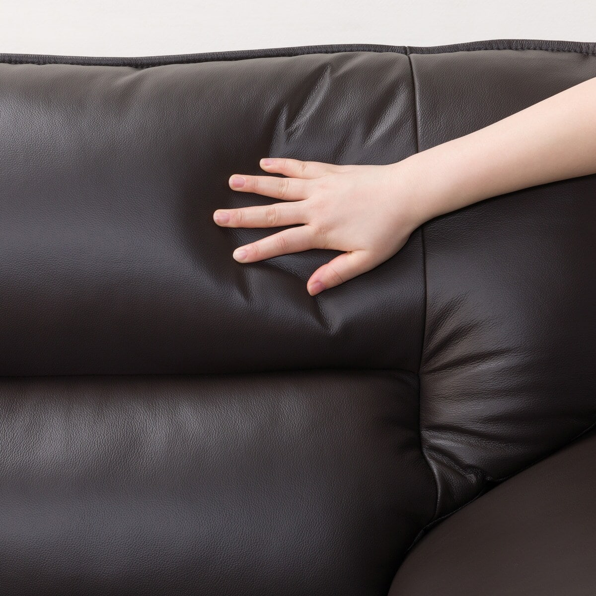 コーナーソファ ヘッドレスト付き 本革(一部合成皮革)タイプ (ロゾKD