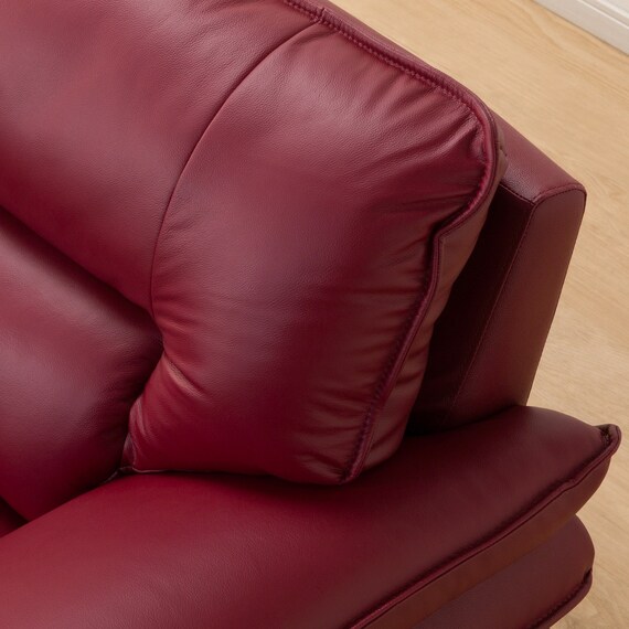 コーナーソファ 本革(一部合成皮革)タイプ (ロゾKD 右カウチ RE) 16枚目画像