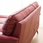 コーナーソファ 本革(一部合成皮革)タイプ (ロゾKD 右カウチ RE) 17枚目画像