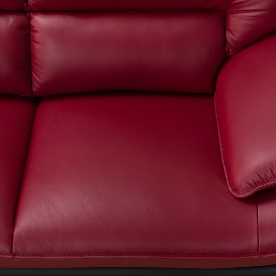 コーナーソファ 本革(一部合成皮革)タイプ (ロゾKD 右カウチ RE) 20枚目画像