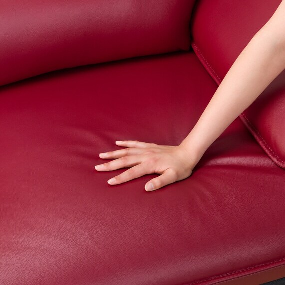 コーナーソファ 本革(一部合成皮革)タイプ (ロゾKD 右カウチ RE) 27枚目画像