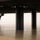 コーナーソファ ヘッドレスト付き 本革(一部合成皮革)タイプ (ロゾKD 左カウチ DGY) 21枚目画像