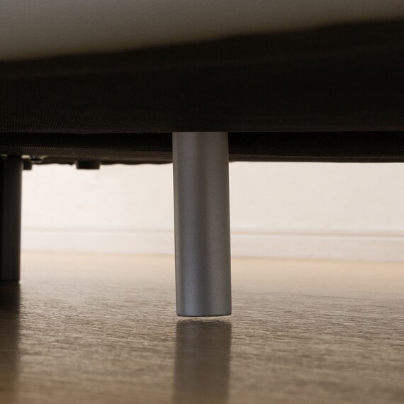 コーナーソファ ヘッドレスト付き 本革(一部合成皮革)タイプ (ロゾKD 左カウチ DGY) 22枚目画像