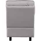 【ロゾKD専用】アームレスソファ 本革(一部合成皮革)タイプ (ロゾKD GY) 4枚目画像