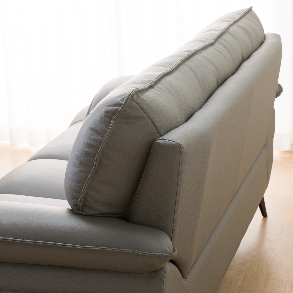 3人用ソファ (ロゾKD DGY) ニトリ 3人掛けソファ ヘッドレスト付き (ロゾKD DGY) | ニトリネット【公式