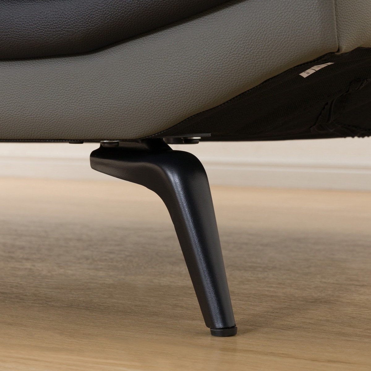 コーナーソファ 本革(一部合成皮革)タイプ (ロゾKD 右カウチ DGY