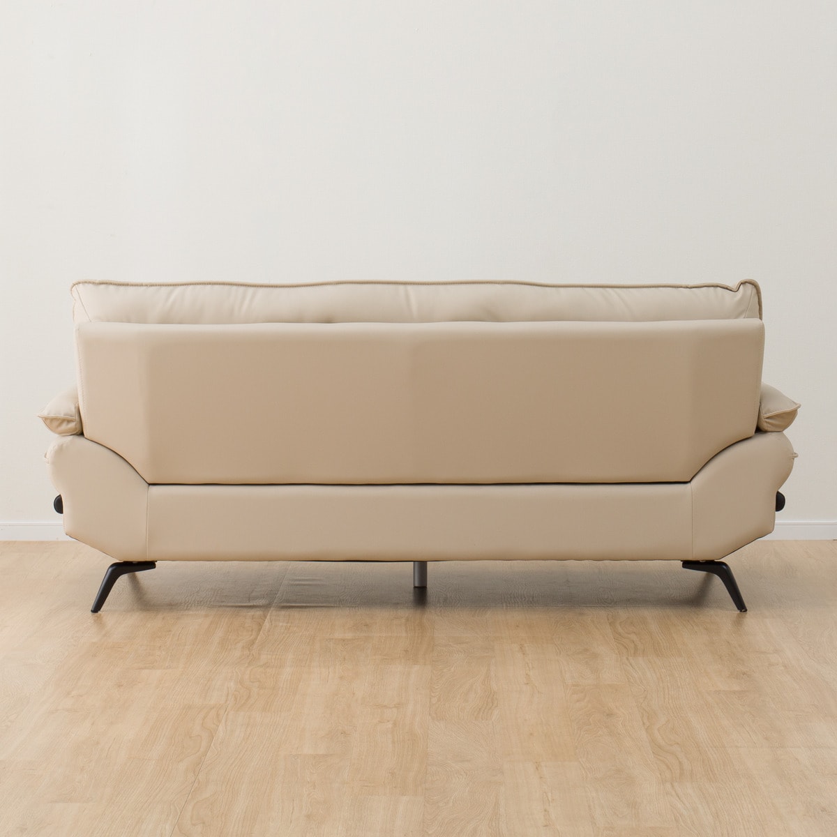 傷・汚れに強い 3人掛けソファヘッドレスト付き 合皮タイプ (ロゾKD N