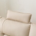 【ロゾKD専用】傷・汚れに強い ヘッドレスト 合皮タイプ (ロゾKD Nシールド BE) 2枚目画像