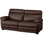 3人掛け両電動リクライニングソファ 本革タイプ (NZ278 DBR) 9枚目画像