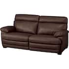 3人掛け両電動リクライニングソファ 本革タイプ (NZ278 DBR) 9枚目画像