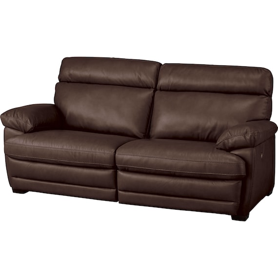 3人掛け両電動リクライニングソファ 本革タイプ (NZ278 DBR) 9枚目画像