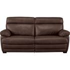 3人掛け両電動リクライニングソファ 本革タイプ (NZ278 DBR) 10枚目画像