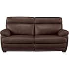 3人掛け両電動リクライニングソファ 本革タイプ (NZ278 DBR) 10枚目画像