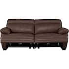 3人掛け両電動リクライニングソファ 本革タイプ (NZ278 DBR) 11枚目画像