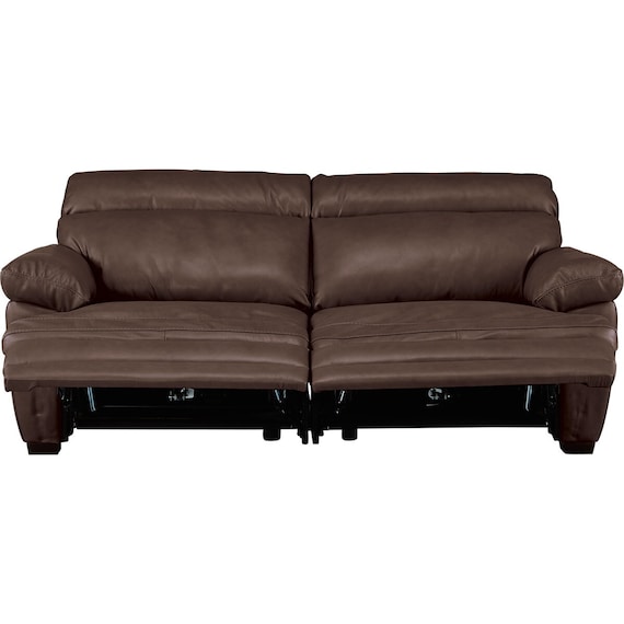 3人掛け両電動リクライニングソファ 本革タイプ (NZ278 DBR) 11枚目画像