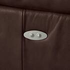 3人掛け両電動リクライニングソファ 本革タイプ (NZ278 DBR) 13枚目画像