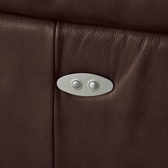 3人掛け両電動リクライニングソファ 本革タイプ (NZ278 DBR) 13枚目画像