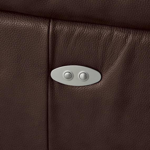 3人掛け両電動リクライニングソファ 本革タイプ (NZ278 DBR) 13枚目画像