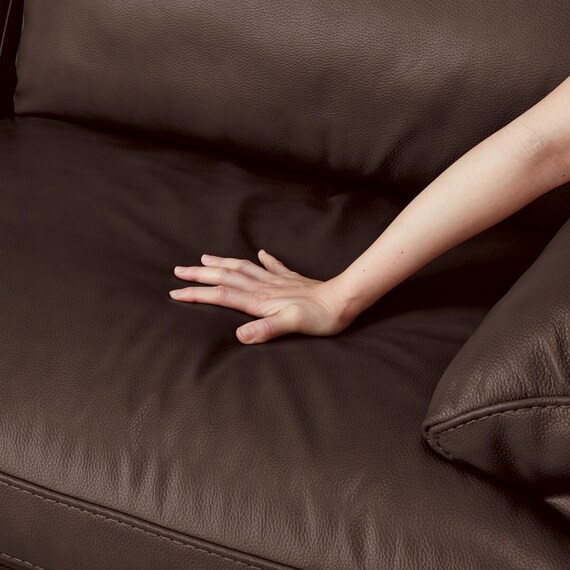 3人掛け両電動リクライニングソファ 本革タイプ (NZ278 DBR) 15枚目画像