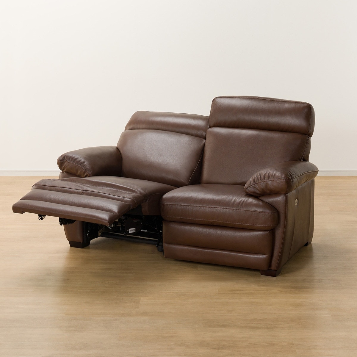 2人掛け両電動リクライニングソファ 本革タイプ (NZ278 DBR) | ニトリ