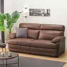 3人掛けソファ 本革タイプ (Z278KD DBR) 1枚目画像