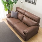 3人掛けソファ 本革タイプ (Z278KD DBR) 9枚目画像