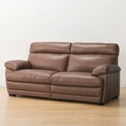 3人掛けソファ 本革タイプ (Z278KD DBR) 10枚目画像