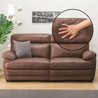 3人掛けソファ 本革タイプ (Z278KD DBR) 16枚目画像