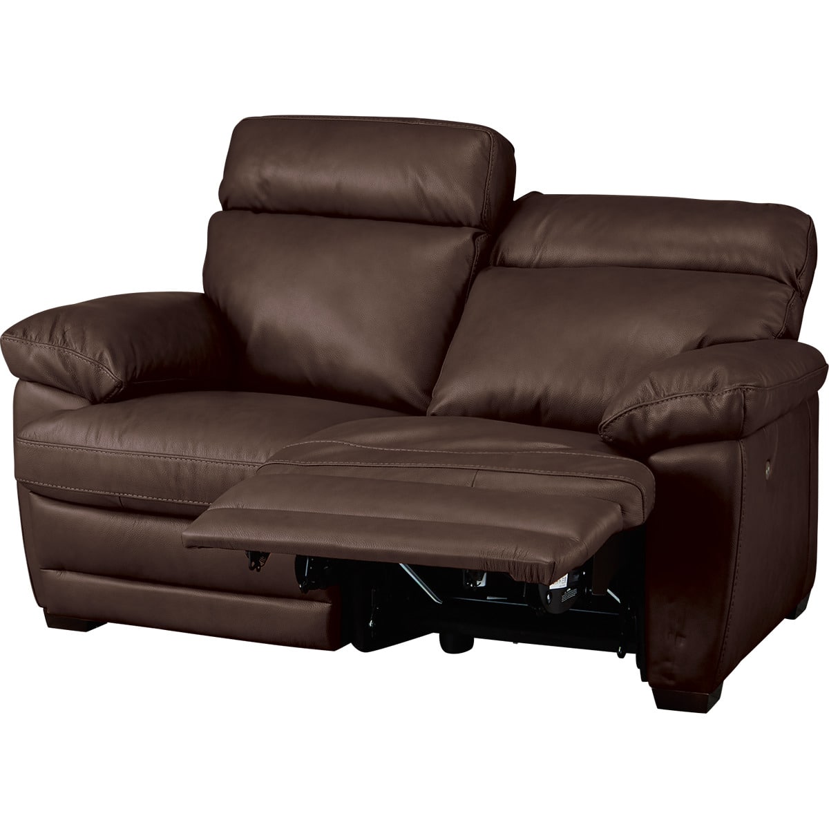 2人掛け左電動リクライニングソファ 本革タイプ (NZ278 DBR) | ニトリ