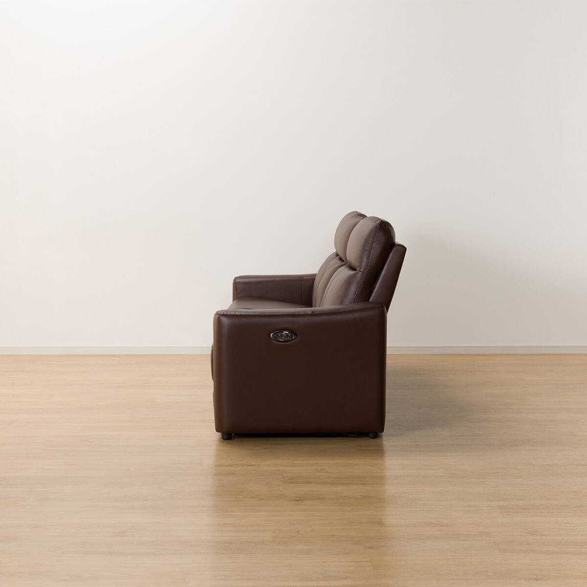 3人掛け電動リクライニングワイドソファ 本革(一部合成皮革)タイプ