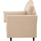 傷・汚れに強い 片肘2人掛けソファ 布張りタイプ (CS01 左肘 Nシールド H-BE) 4枚目画像