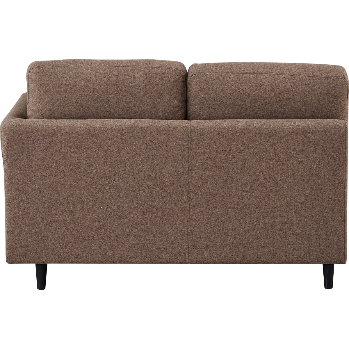 傷・汚れに強い片肘2人掛け布張りソファ(CS01 左肘 Nシールド布 H-DBR