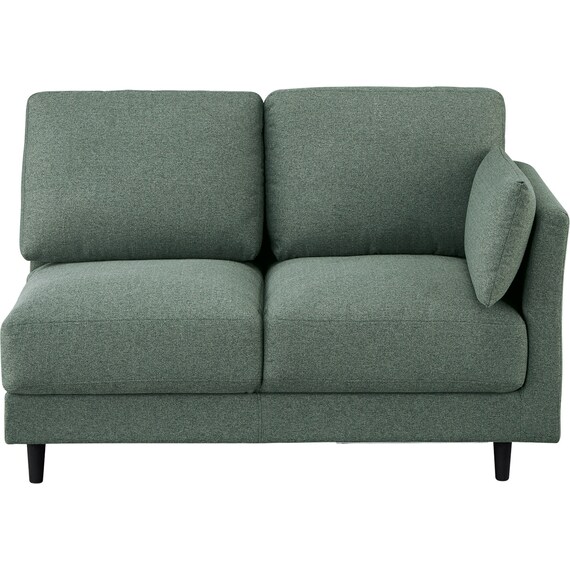 2人掛け片肘ソファ 布張りタイプ (CS01 左肘 H-DGR) 2枚目画像